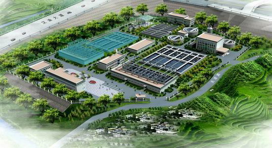 四川内江市经开区采用MP-MBR技术建成一座污水处理厂